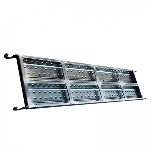 Galvanized steel scaffolding catwalk metal plank walk boards with hook