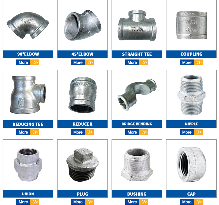 galvanized pipe fittings