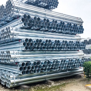 Carbon steel pipe and galvanized steel pipe