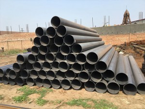 Large Diameter API 5L ASTM A53 Welded Steel Pipe Beveled Ends