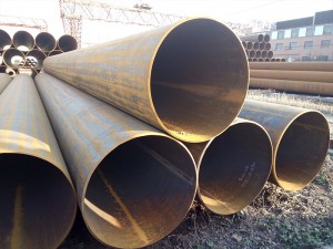 LSAW Welded Steel Pipe Natural Black