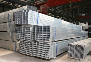 2017 Latest Design Schedule 10 Steel Pipe - Pre Galvanized Rectangular Steel Tube Zinc Coating 40g/m2 – Youfa